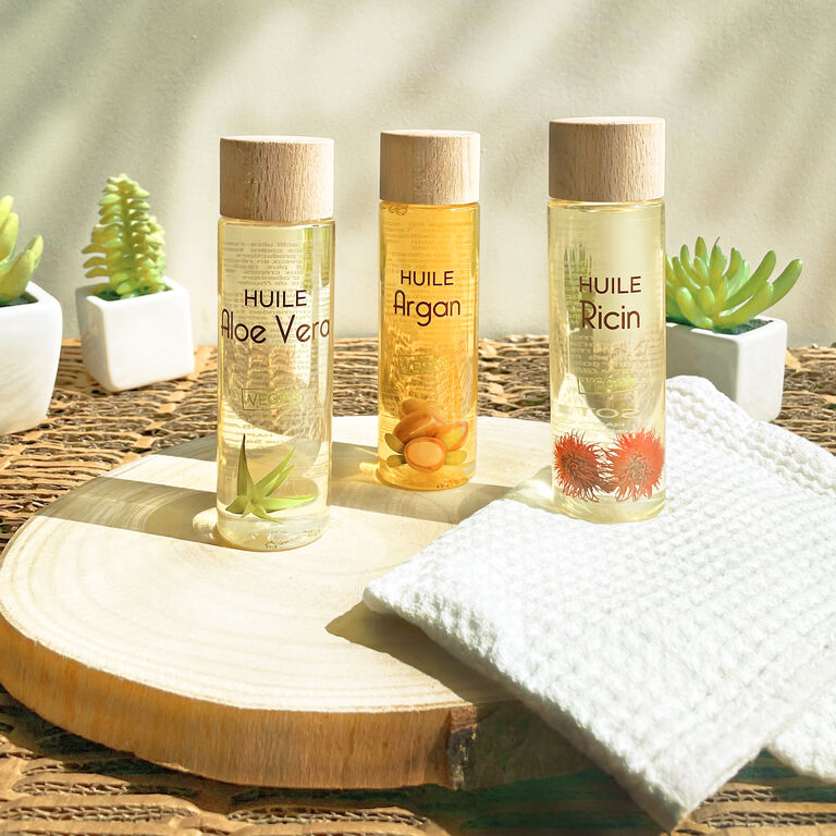 Huiles v&eacute;g&eacute;tales pour cheveux longs